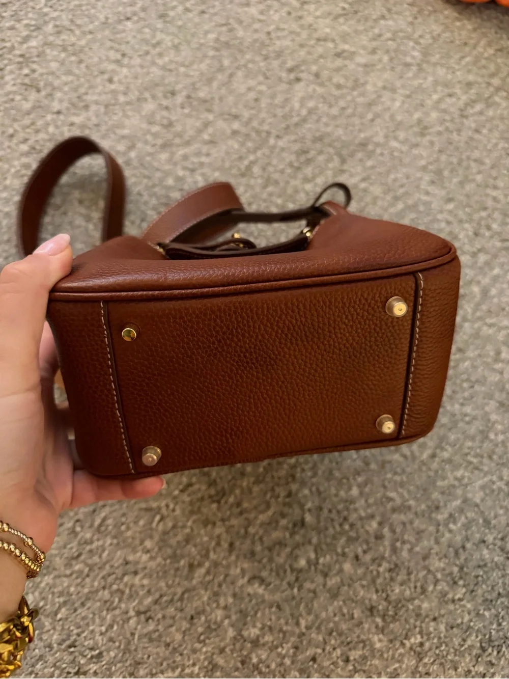 Verano Hill Maris Mini Shoulder Bag with Gold-Tone Turn-Lock - Picture 5 of 8